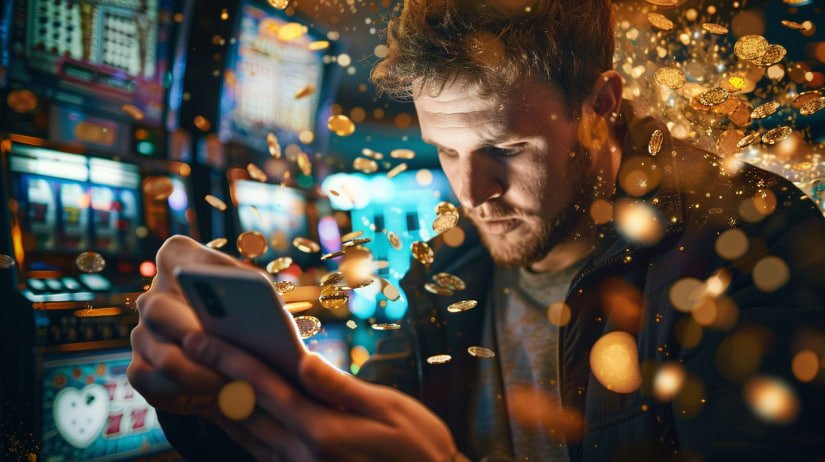 Live blackjack dealer interface on mobile